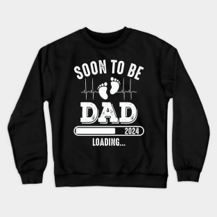 Dad Est 2024 Soon To Be Dad Pregnancy Announcement 1st Time Crewneck Sweatshirt